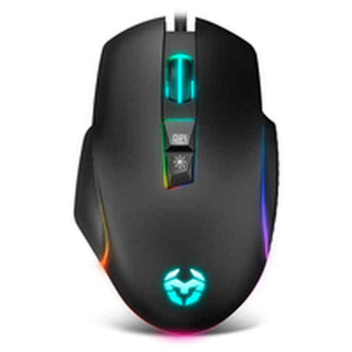 Souris Gaming avec LED Krom NXKROMKEOS Noir 6400 dpi