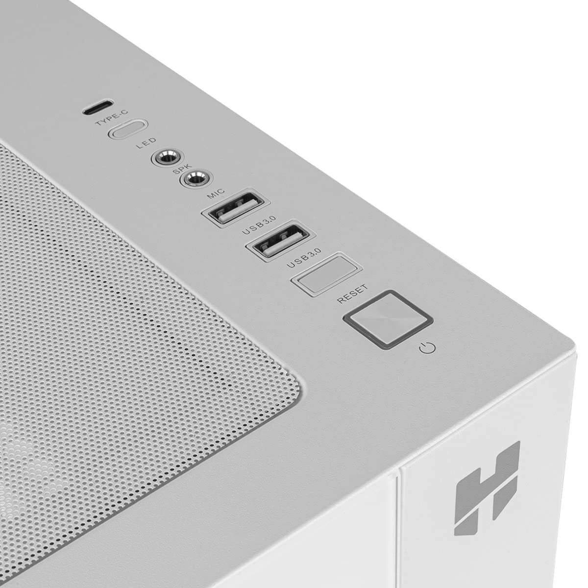 Boîtier ATX semi-tour Nox-Xtreme NXHUMMERASTRAWH Blanc LED RGB