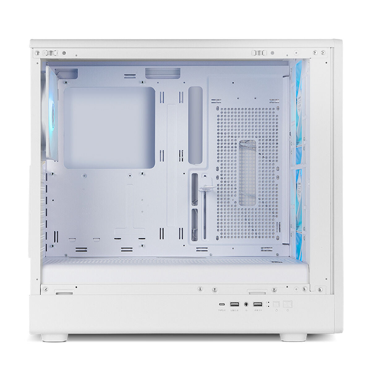 Boîtier ATX semi-tour Nox-Xtreme NXHUMMERAEROWH Blanc