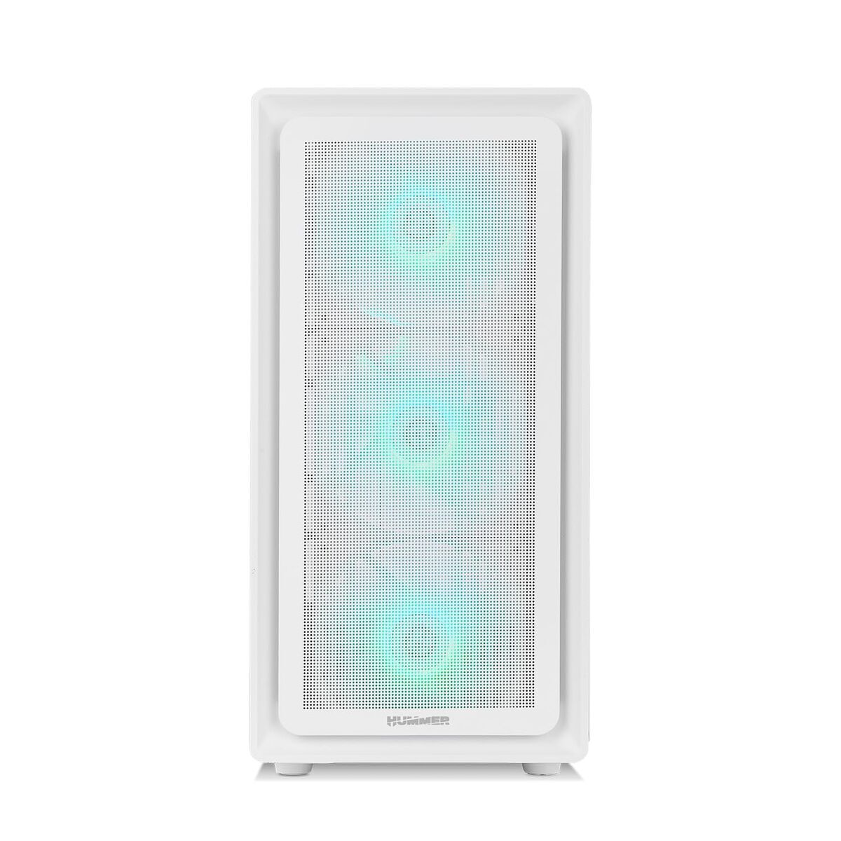 Boîtier ATX semi-tour Nox-Xtreme NXHUMMERAEROWH Blanc