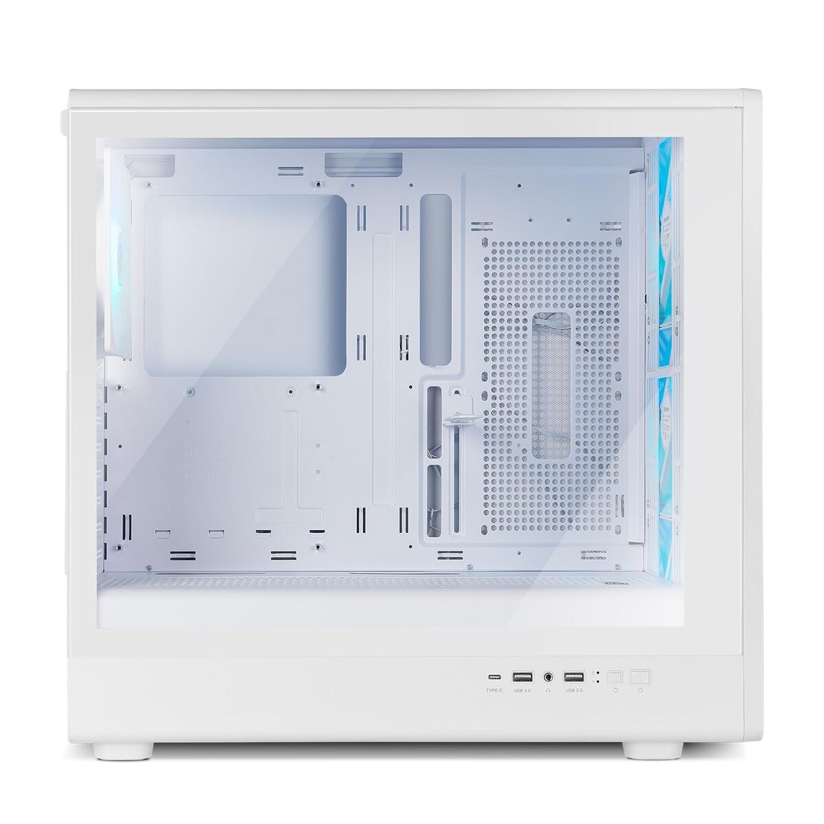 Boîtier ATX semi-tour Nox-Xtreme NXHUMMERAEROWH Blanc