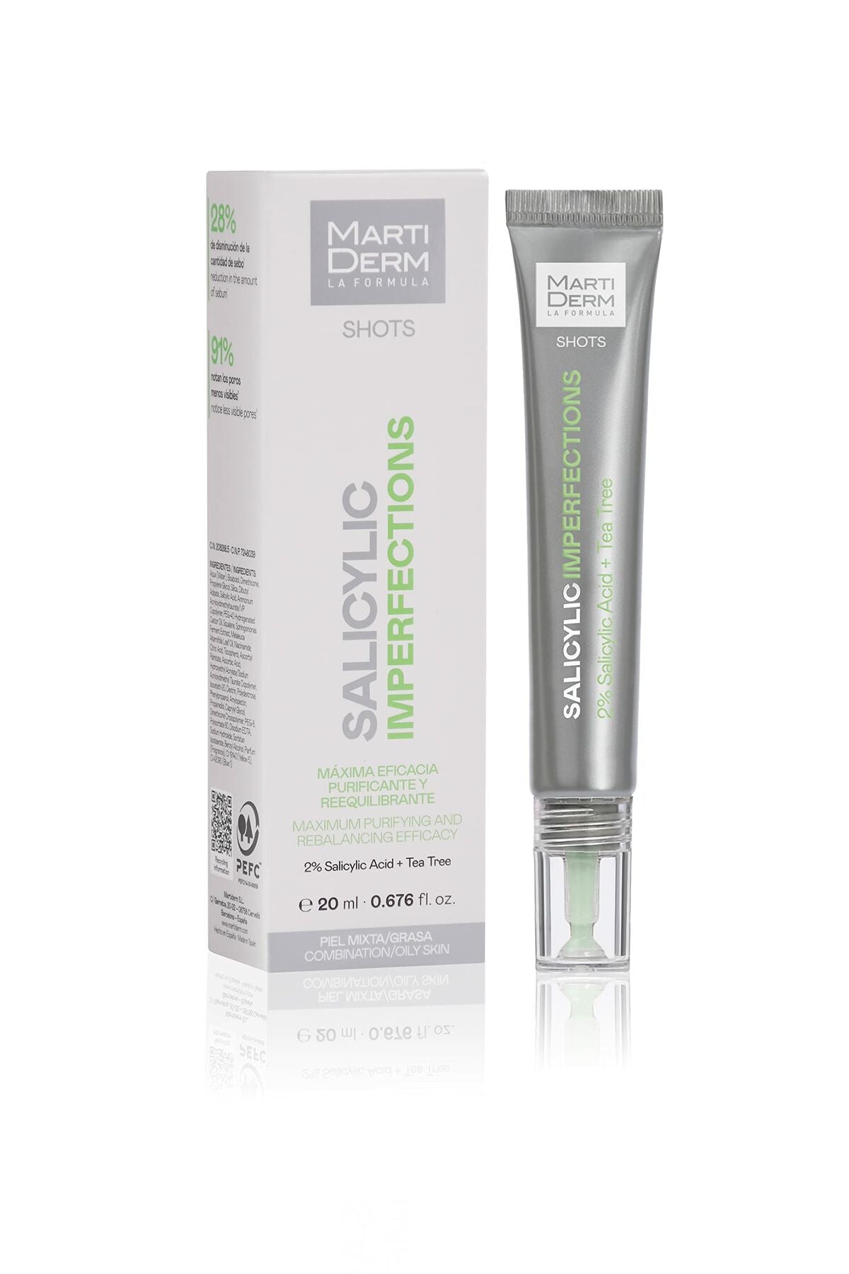 Gel nettoyant purifiant Martiderm Shot