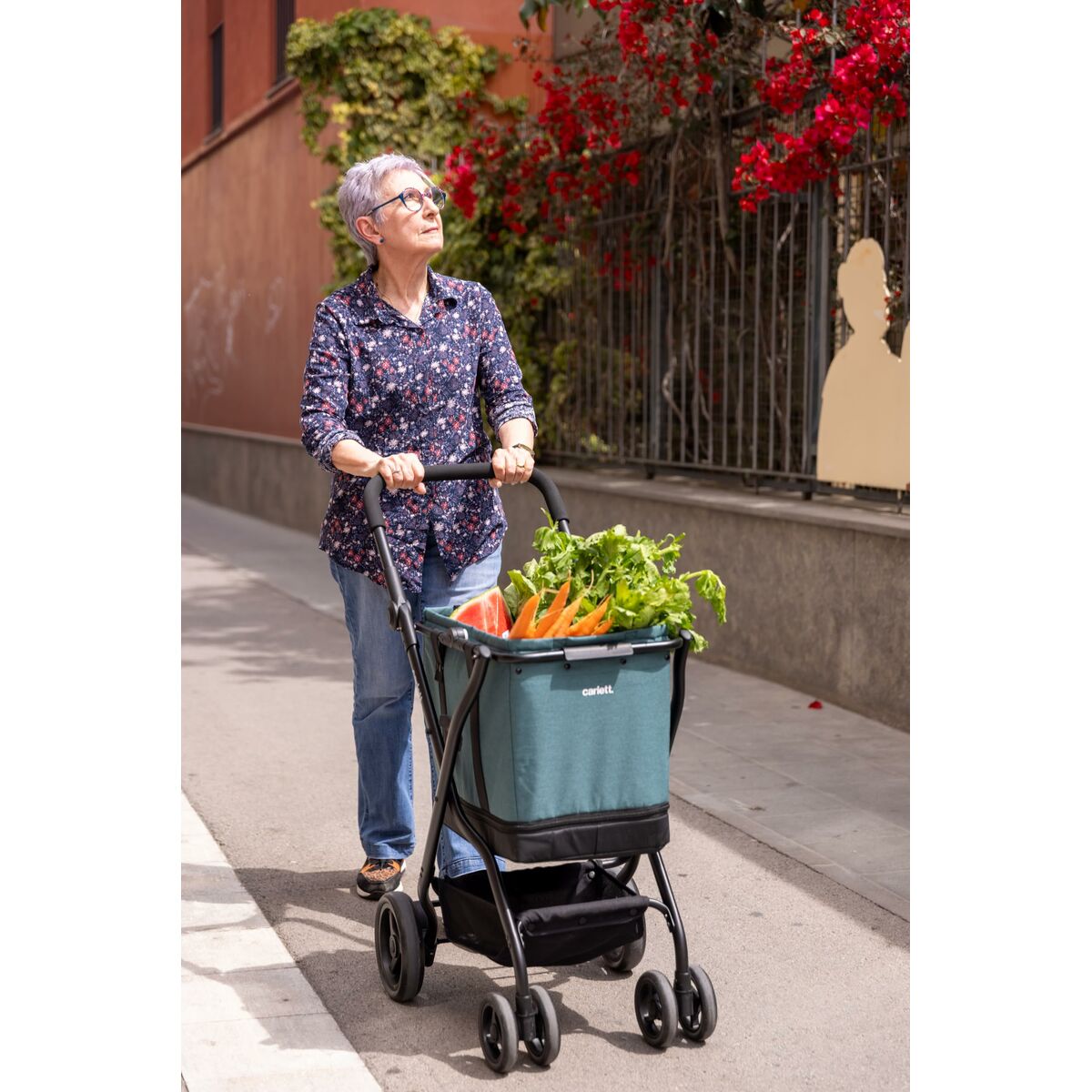 Panier à Courses Carlett CUBE S PINE Vert