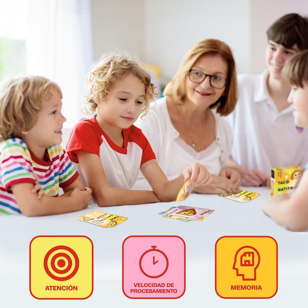 Jeux de cartes Lúdilo Jaune ES