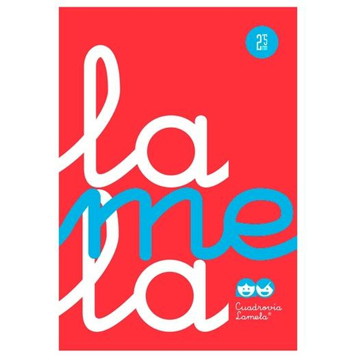 Cahier Lamela Rouge Feuille 80 Volets (5 Unités)