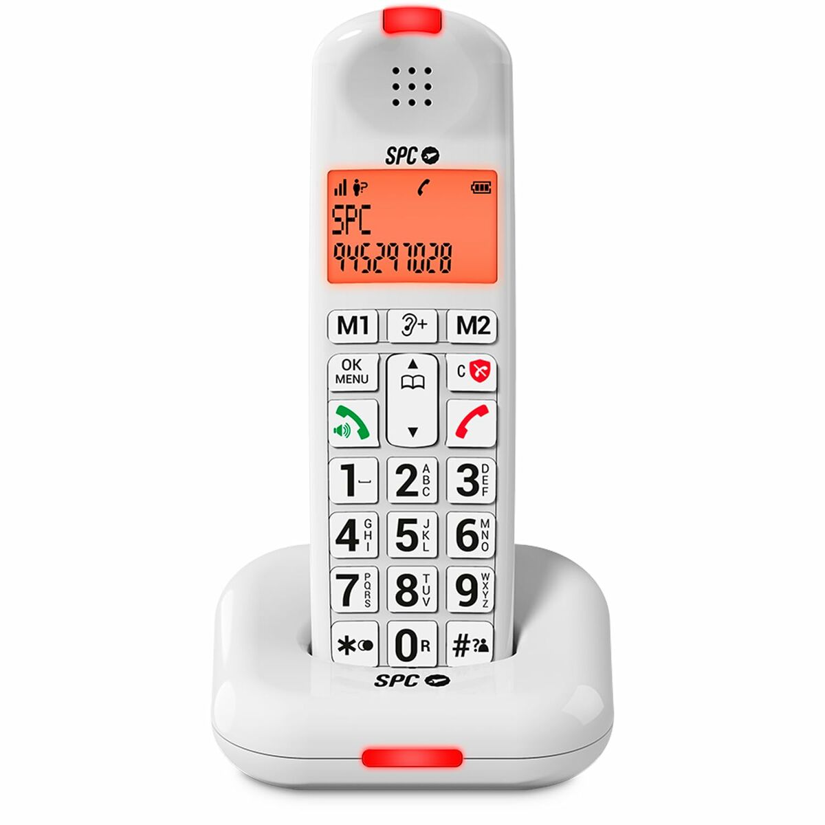 Téléphone fixe SPC 7612B Blanc