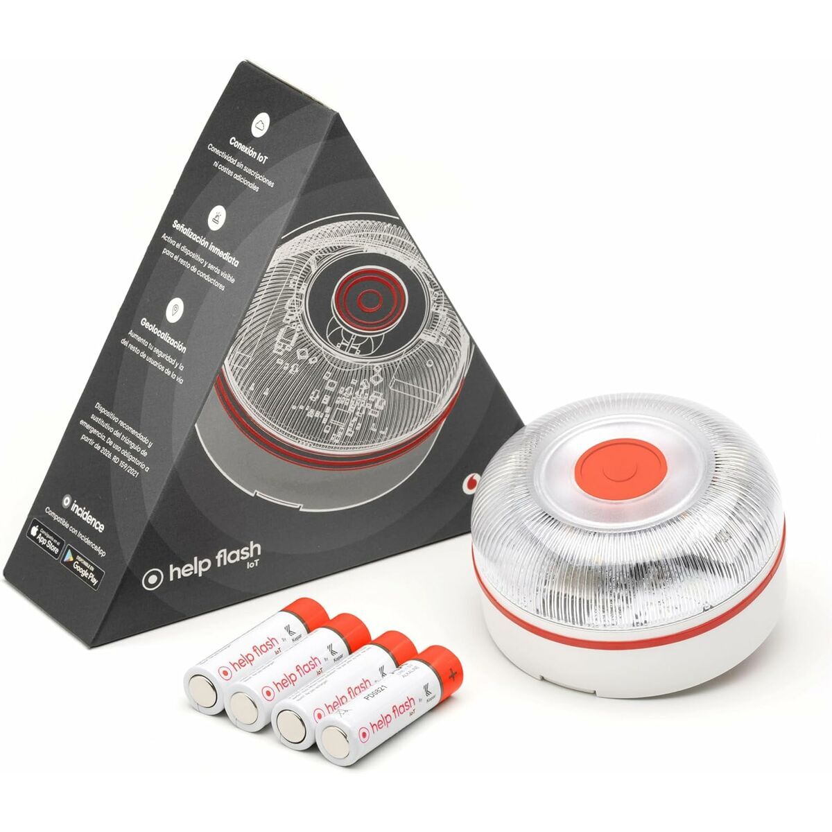 Balise d'urgence V16 connectée DGT 3.0 Help-Flash PD-000064