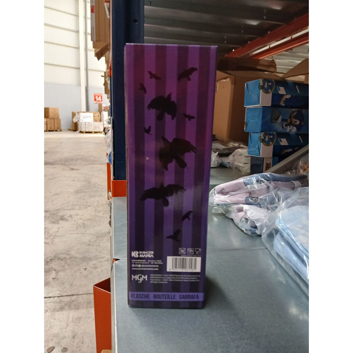 Bouteille d'eau Wednesday Noir Acier inoxydable