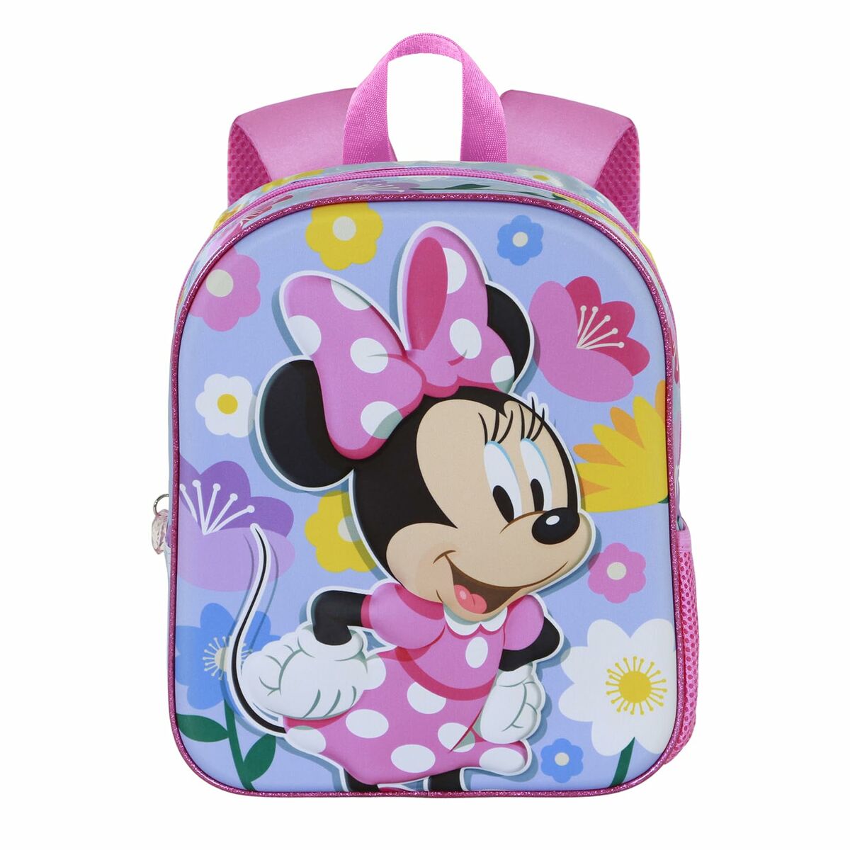 Cartable 3D avec roulettes Minnie Mouse Spring Rose