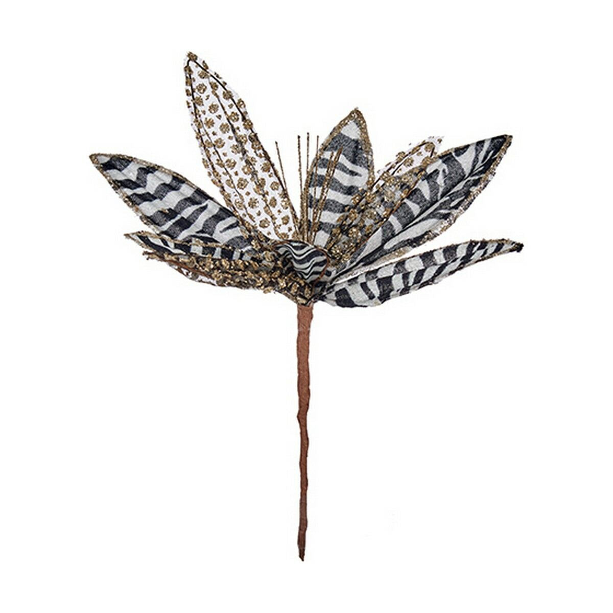 Décorations de Noël Krist+ Blanc Noir 25 x 27 x 25 cm Noël