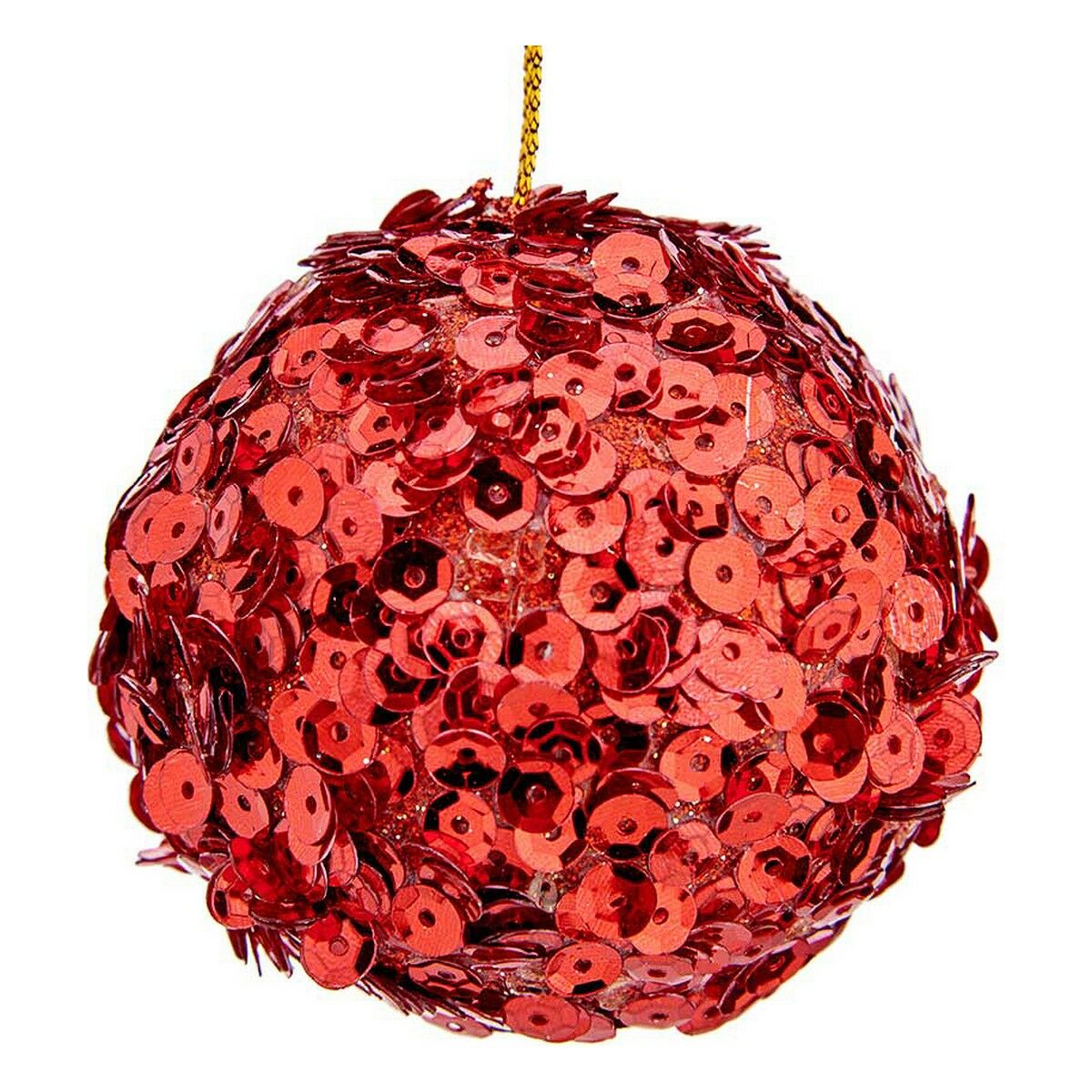 Boules de Noël Krist+ Rouge Plastique Ø 10 cm 6 Unités