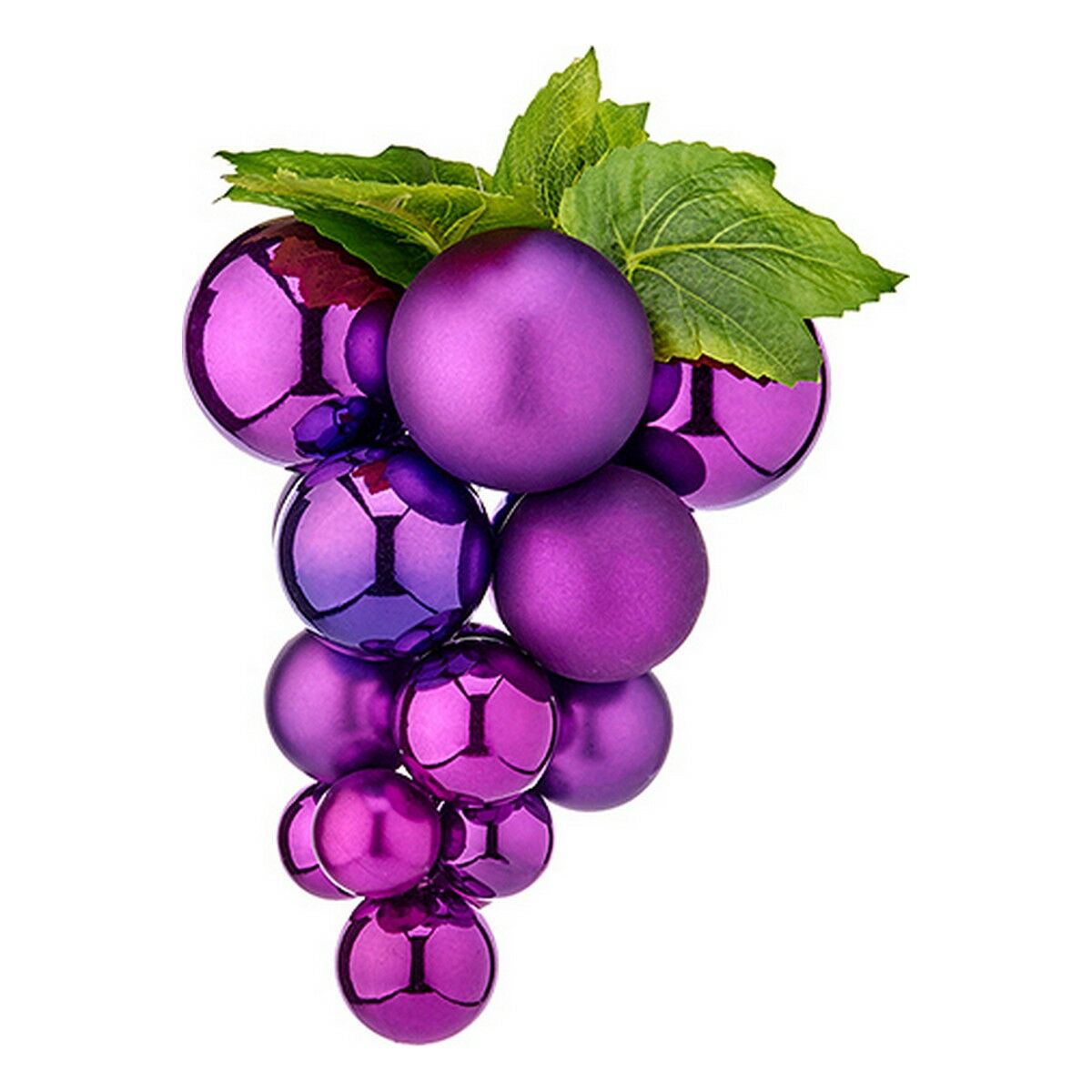 Boule de Noël Krist+ Violet Plastique Raisins