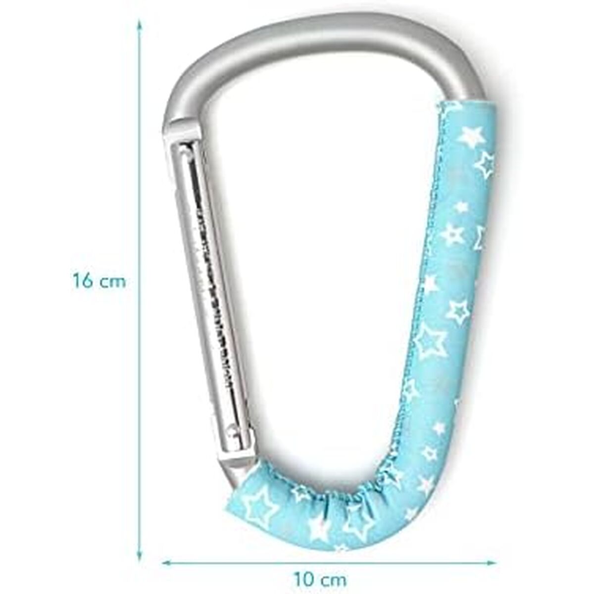 Mousqueton Bleu Etoiles