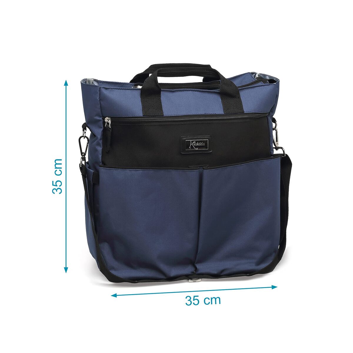 Sac organisateur pour poussette de bébé Blue marine 37 x 15 x 35 cm