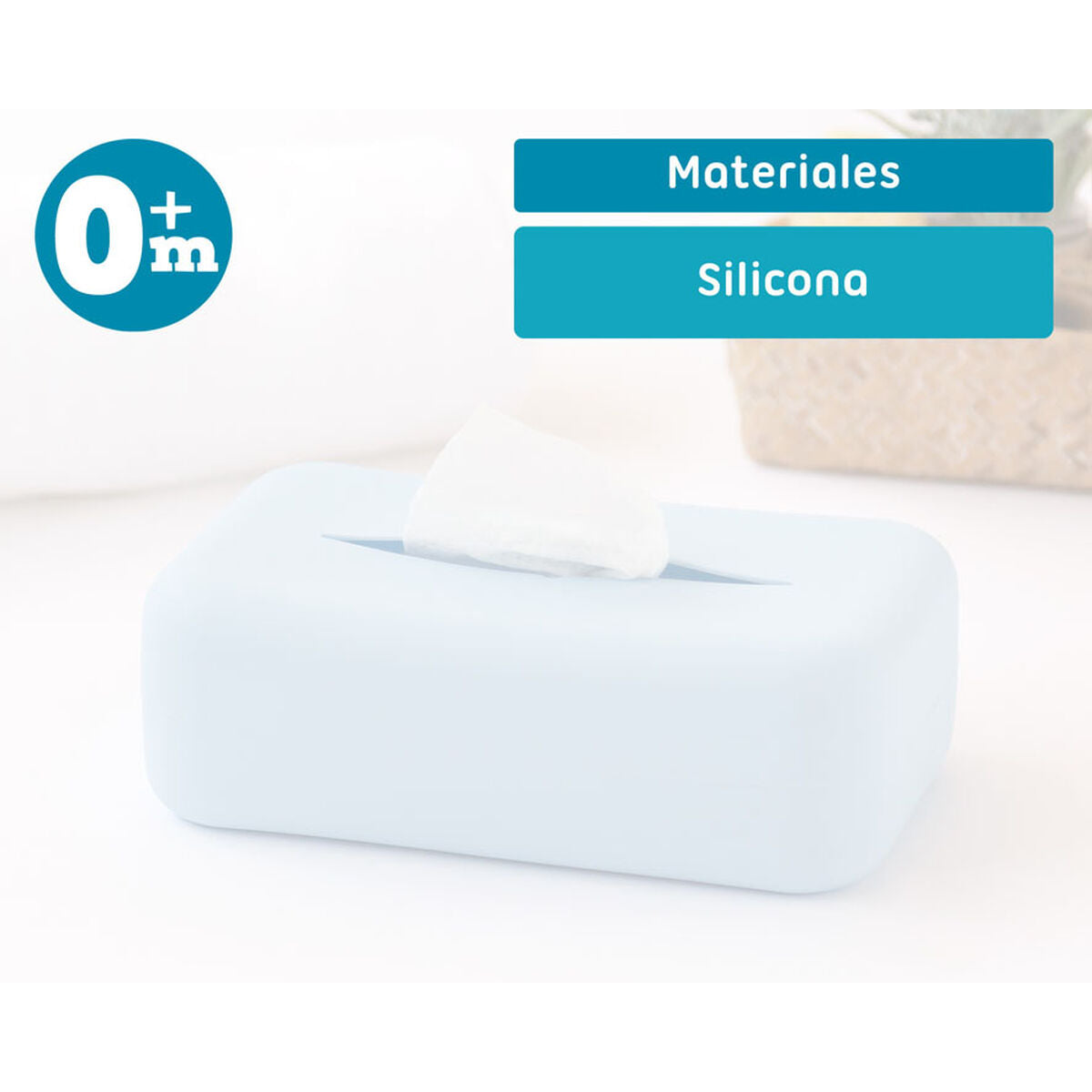 Porte-couches et lingettes Bleu