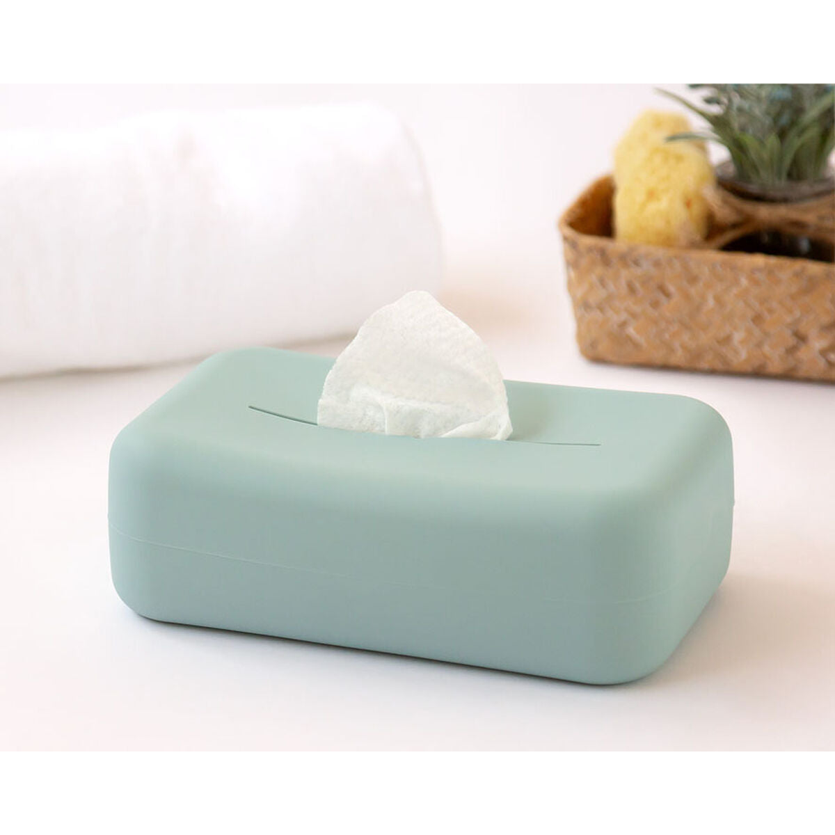 Porte-couches et lingettes Vert