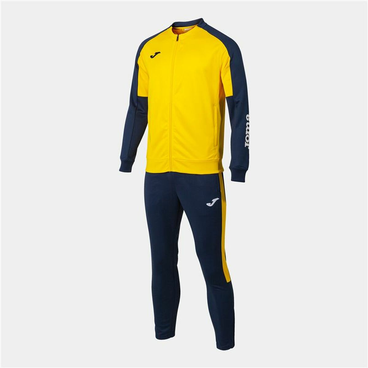 Survêtement pour Adultes Joma Sport Eco Championship Jaune Blue marine Enfant Homme 2 Pièces