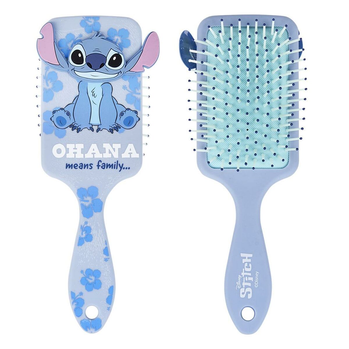 Brosse Démêlante Stitch Violet Plastique