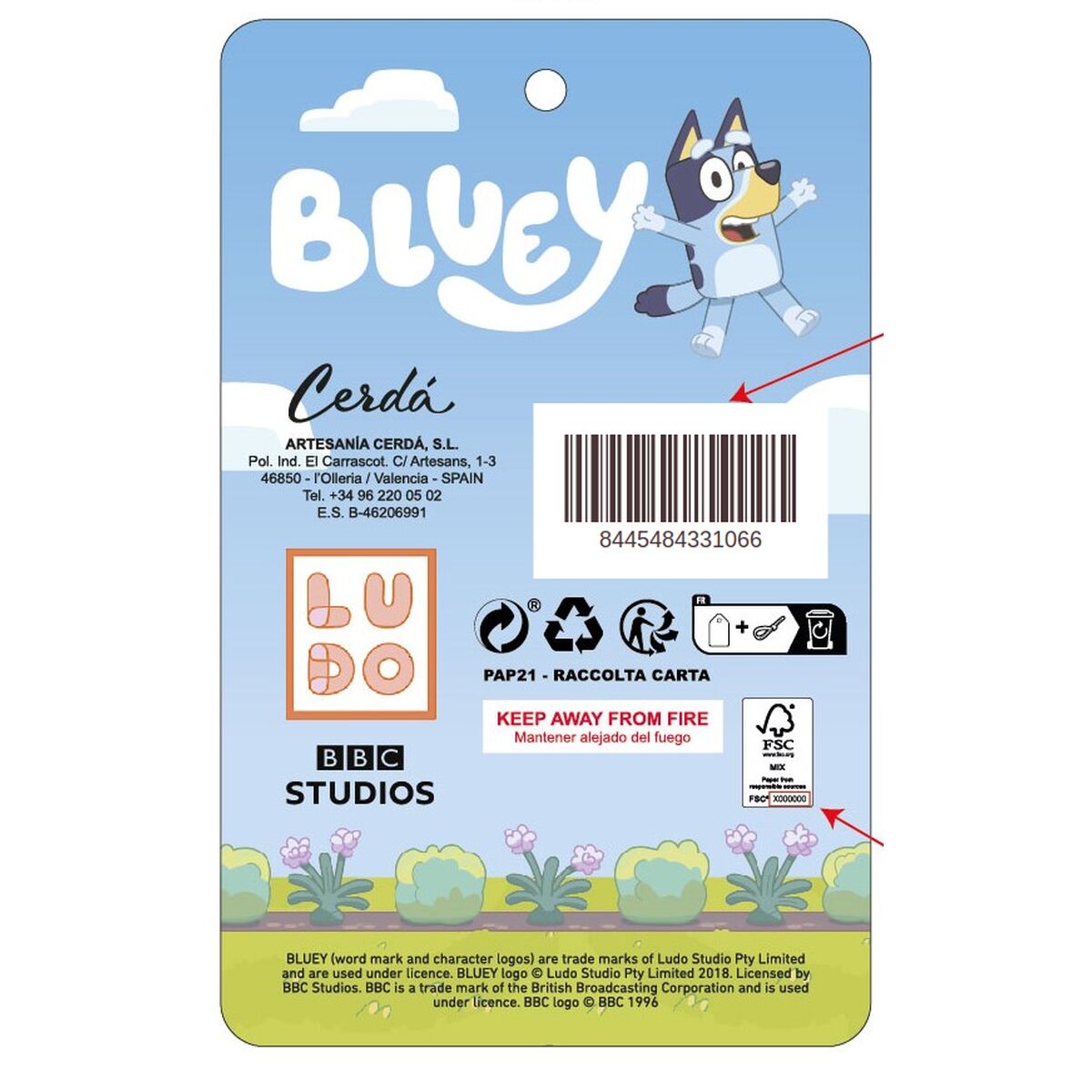 Sac glacière goûter 3D Bluey