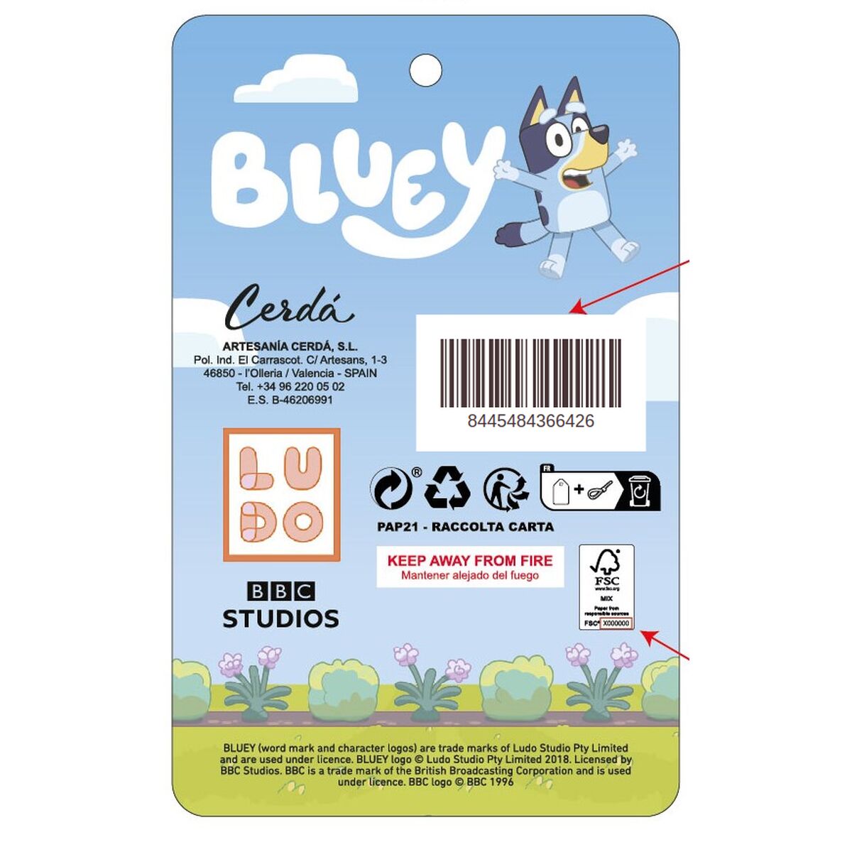 Lunettes de soleil enfant Bluey