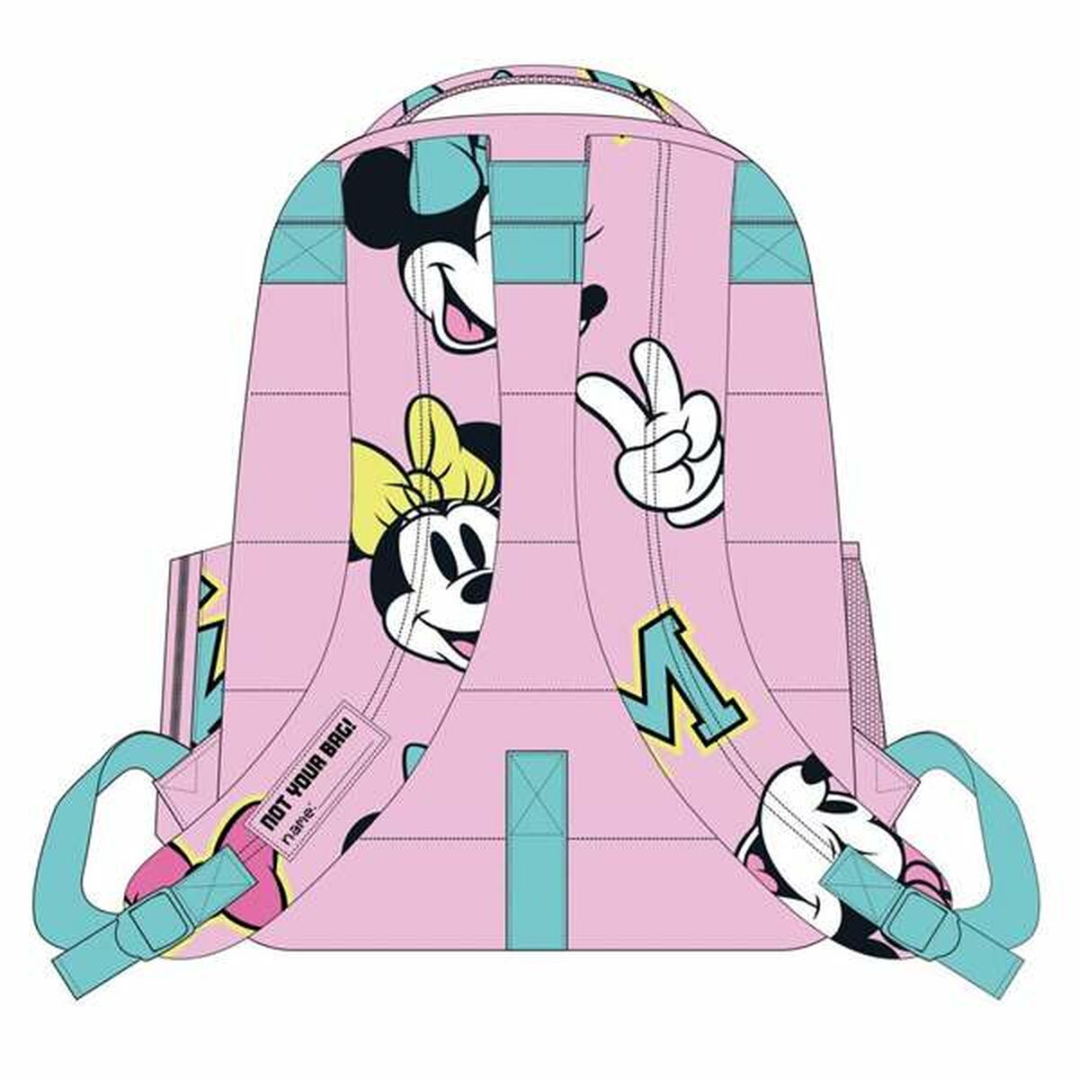 Cartable Minnie Mouse Fuchsia 32 x 15 x 42 cm
