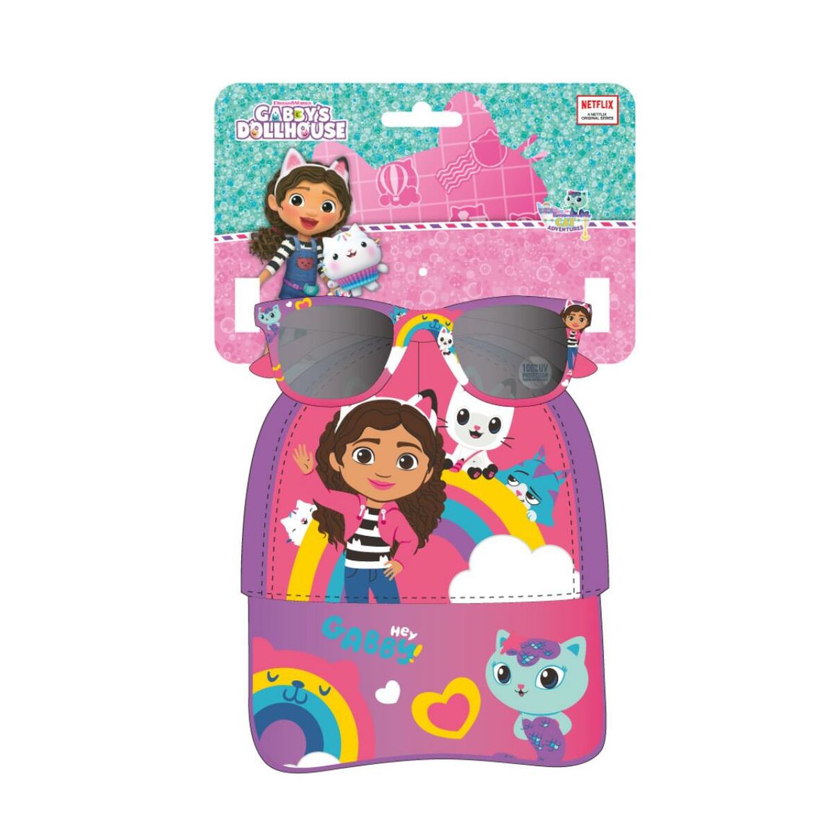 Lunettes de soleil enfant Gabby's Dollhouse 53 cm Casquette