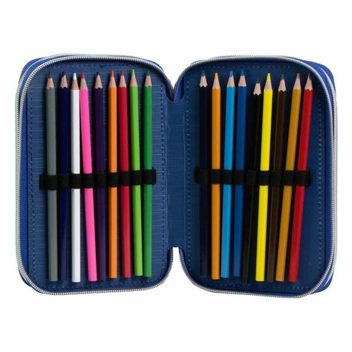 Pochette crayons The Avengers Noir 12,5 x 6,5 x 19,5 cm