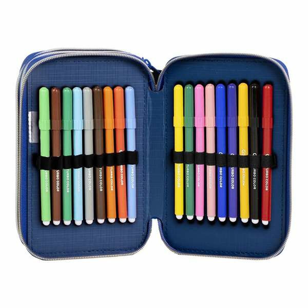 Pochette crayons The Avengers Noir 12,5 x 6,5 x 19,5 cm
