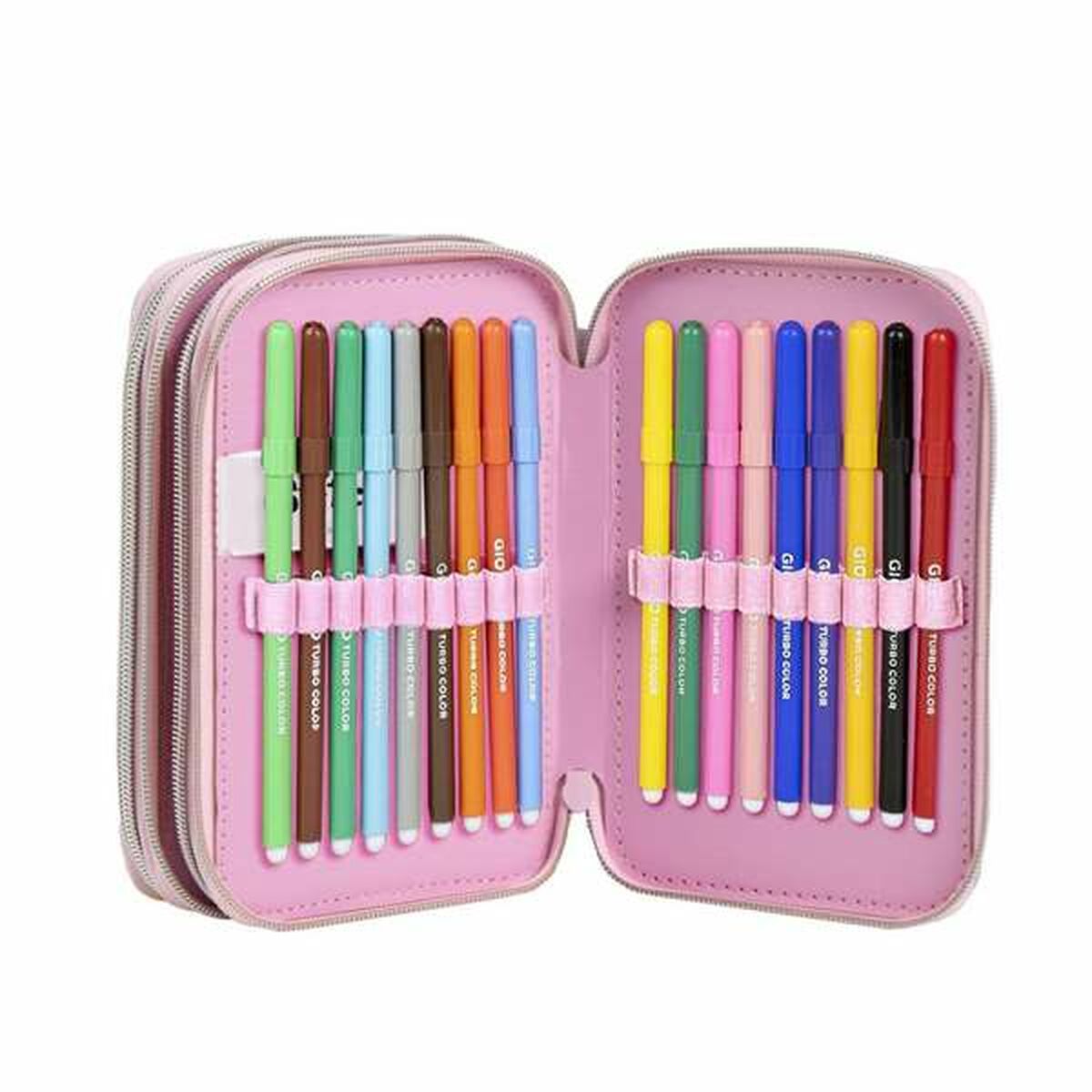 Pochette crayons Stitch Lila 12,5 x 6,5 x 19,5 cm