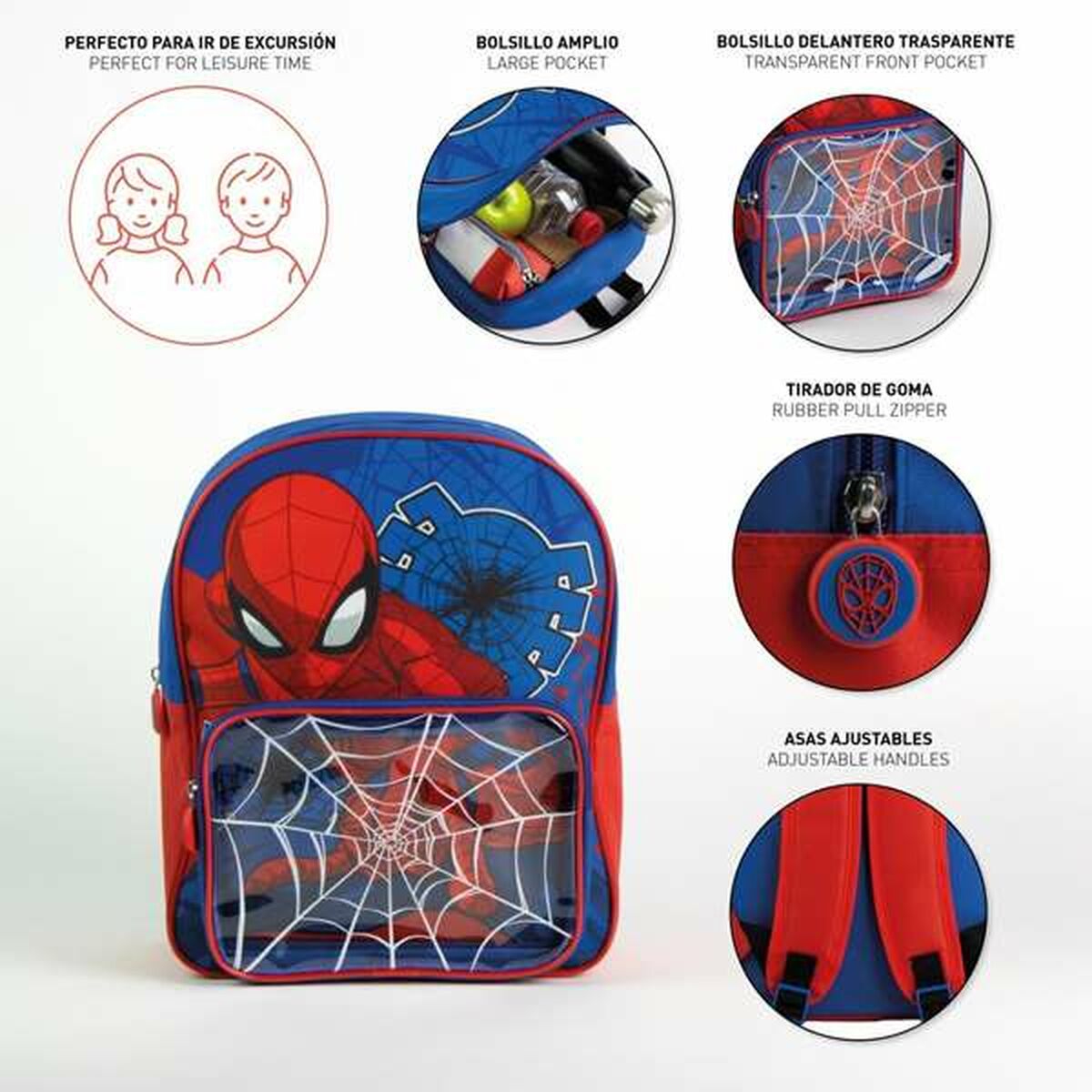 Cartable Spider-Man Bleu foncé