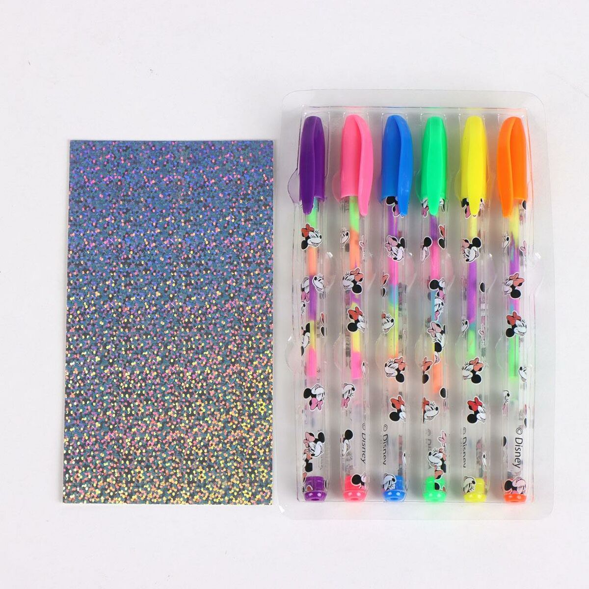 Ensemble de Stylos Minnie Mouse Rose