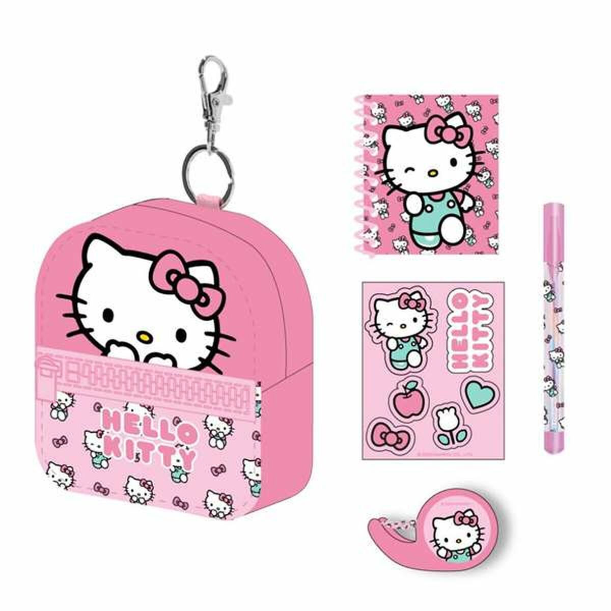 Ensemble de Papeterie Hello Kitty 5 Pièces