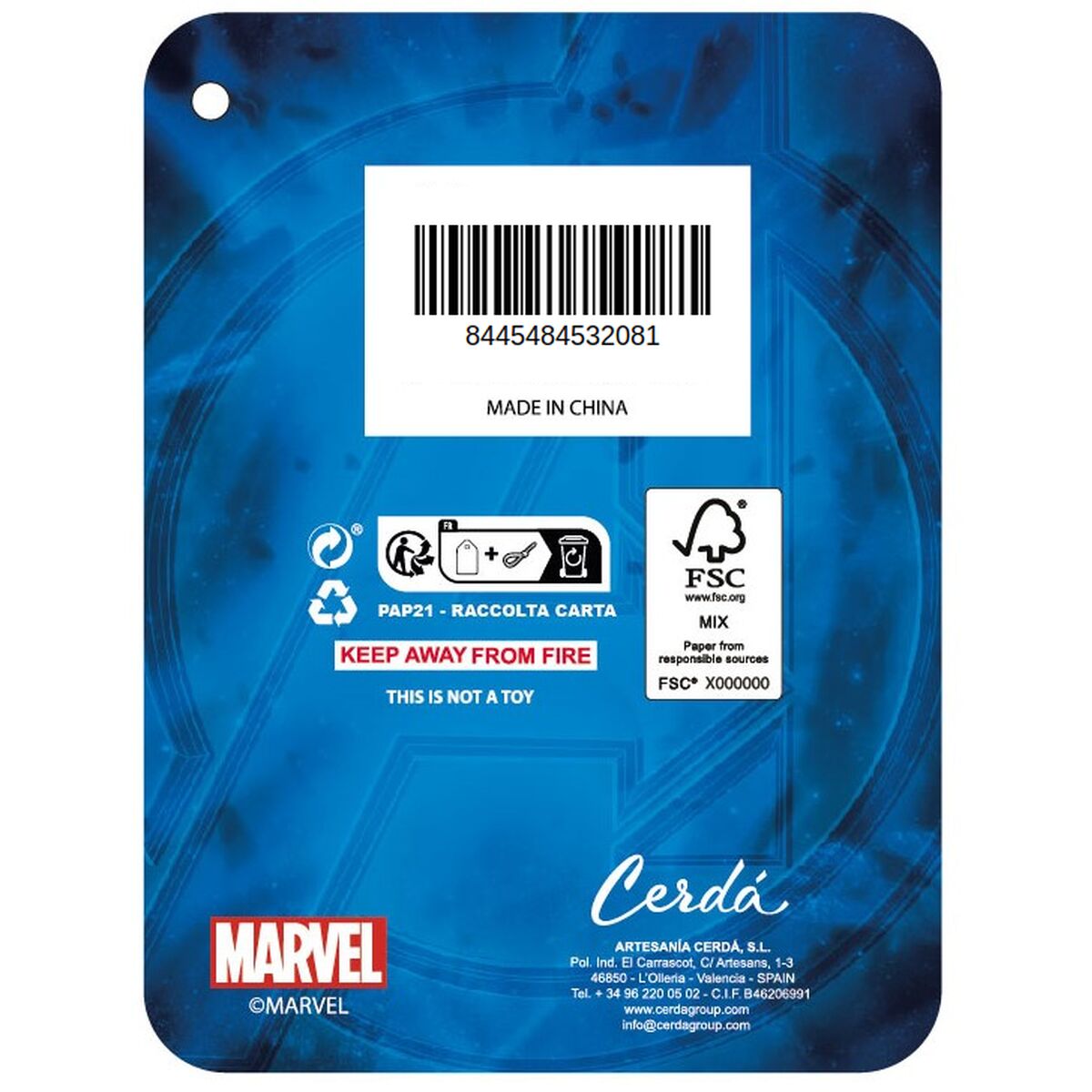 Nécessaire de Voyage The Avengers Bleu 23 x 15 x 8 cm