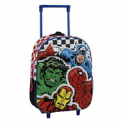 Cartable 3D avec roulettes The Avengers 25,0 x 31,0 x 10,0 cm