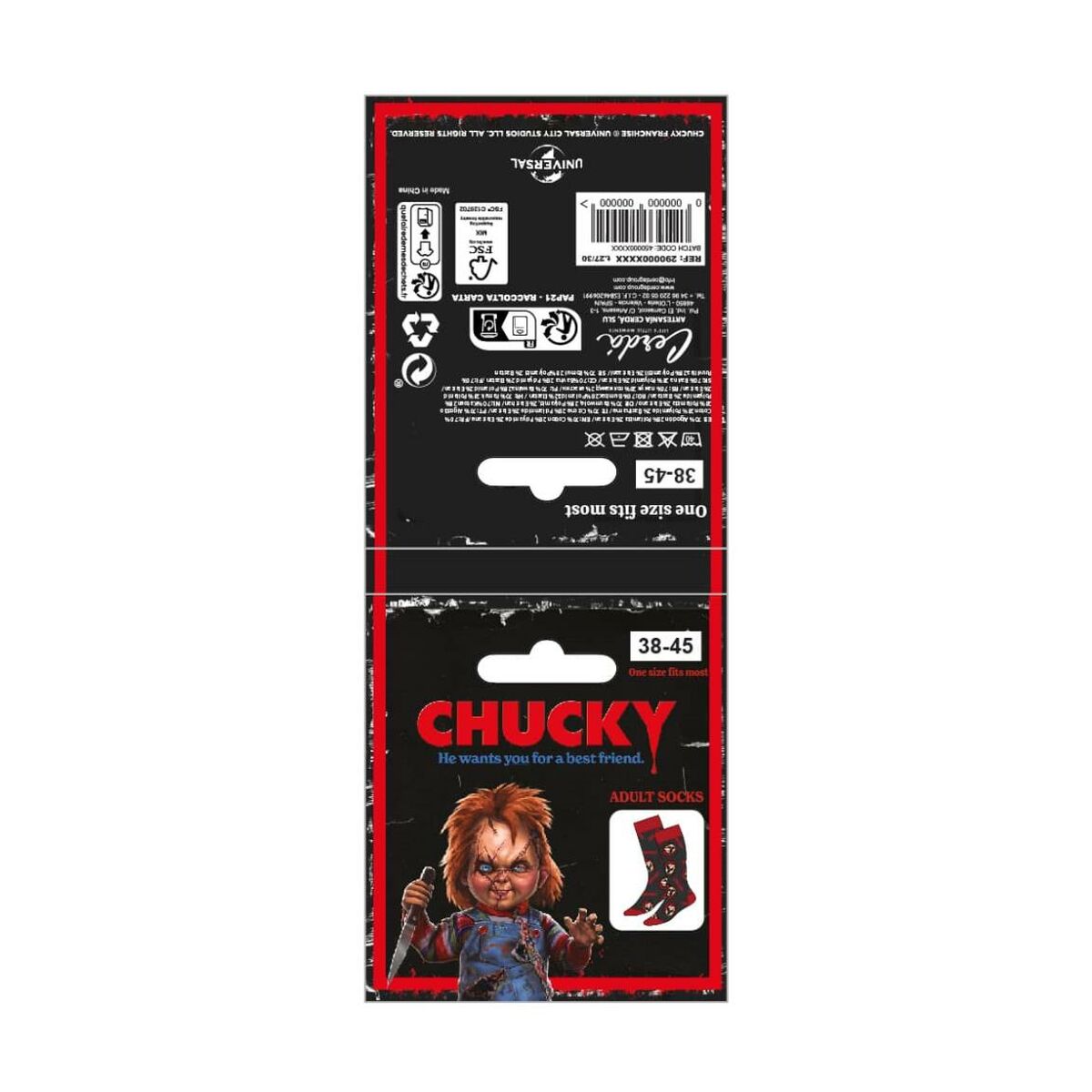 Chaussettes Chucky 38-45