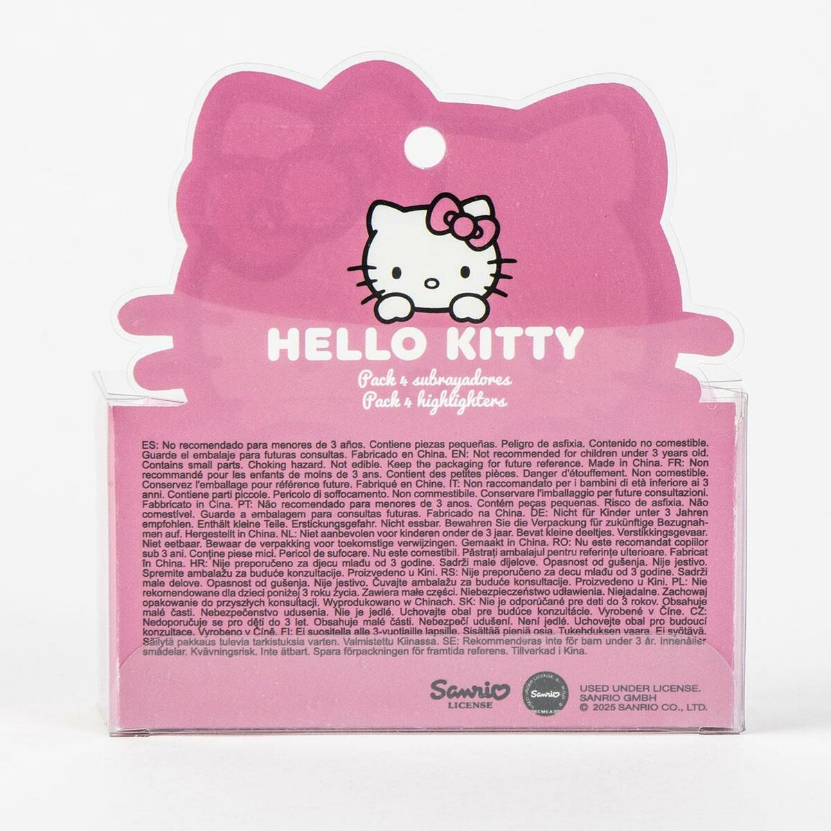 Surligneur Hello Kitty Rose 5 Pièces