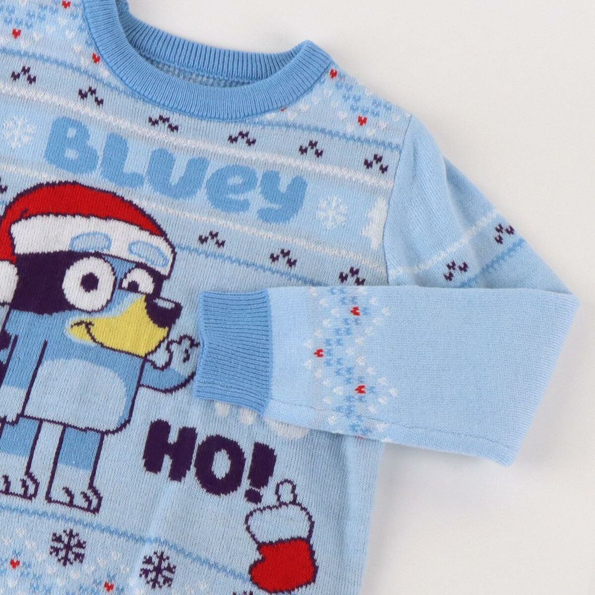 Pull unisex Bluey Christmas Bleu clair