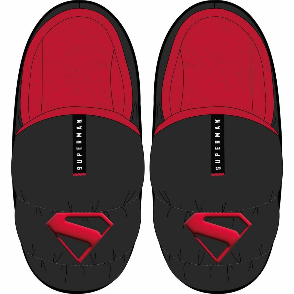 Chaussons Superman Noir