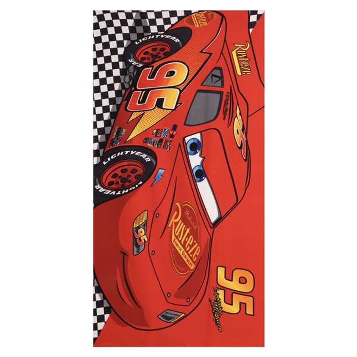 Serviette de plage Cars Rouge 70 x 140 cm