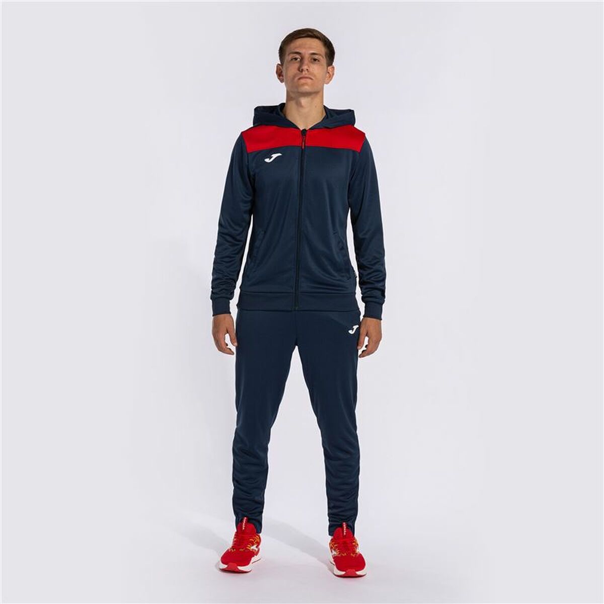 Survêtement pour Adultes Joma Sport PhoenIX II Rouge Blue marine Enfant Homme 2 Pièces