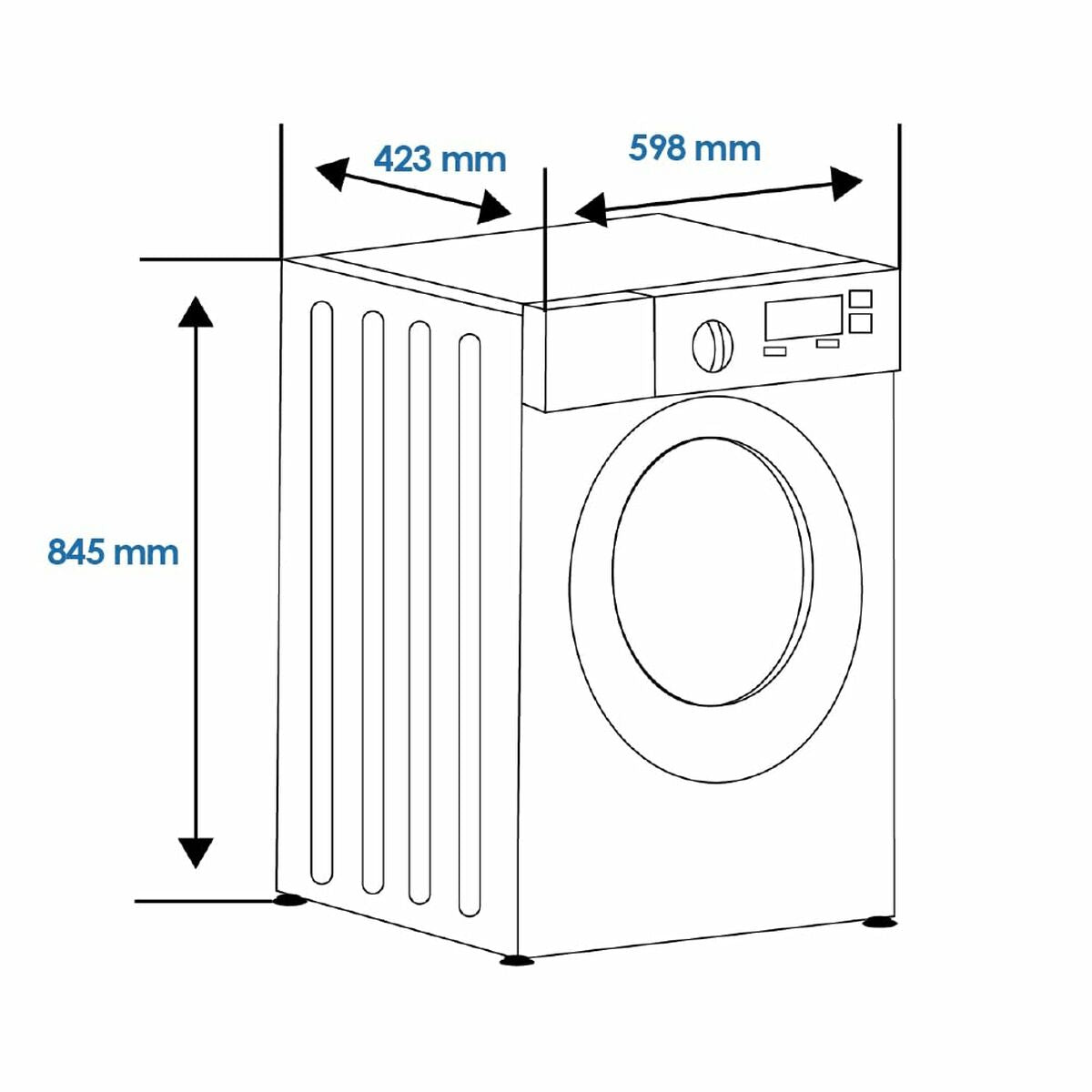 Machine à laver Aspes AL6203AIDV 1200 rpm 6 Kg