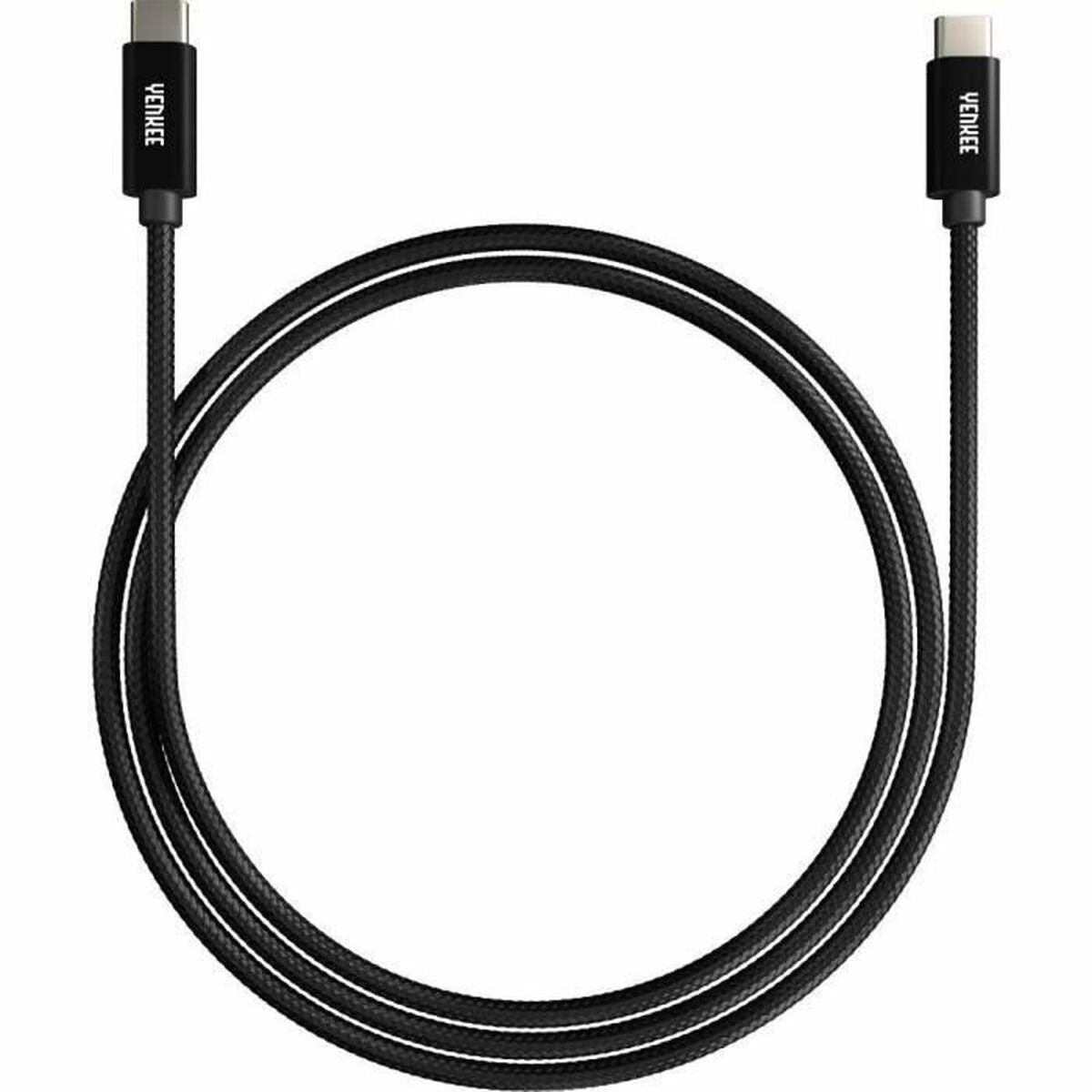 Câble USB-C Yenkee YCU C102 BK Noir 2 m
