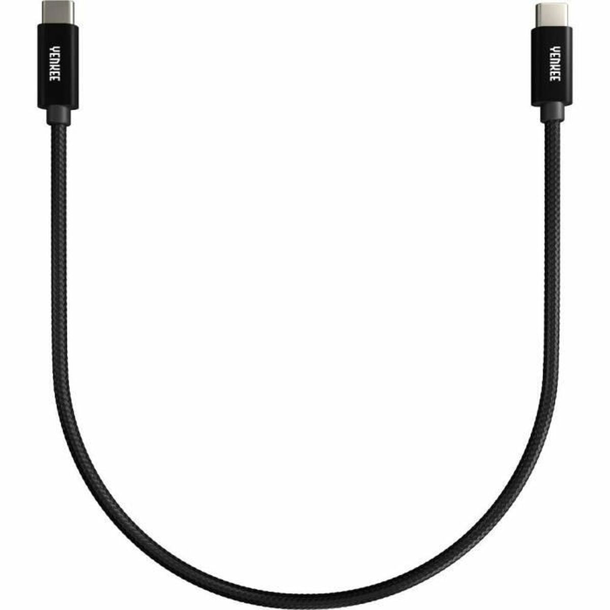 Câble USB-C Yenkee YCU C02 BK Noir 0,2 m