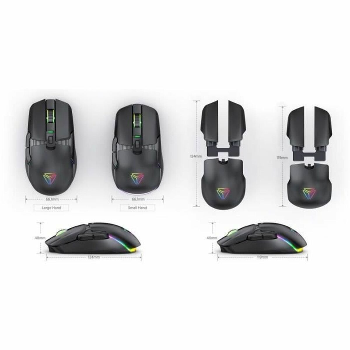 Souris Yenkee MARKSMAN - YMS 3600BK Noir 3600 DPI