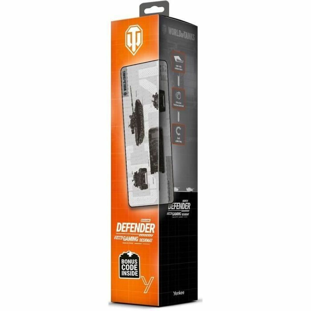 Tapis de Souris Yenkee DEFENDER YPM WT90 Noir