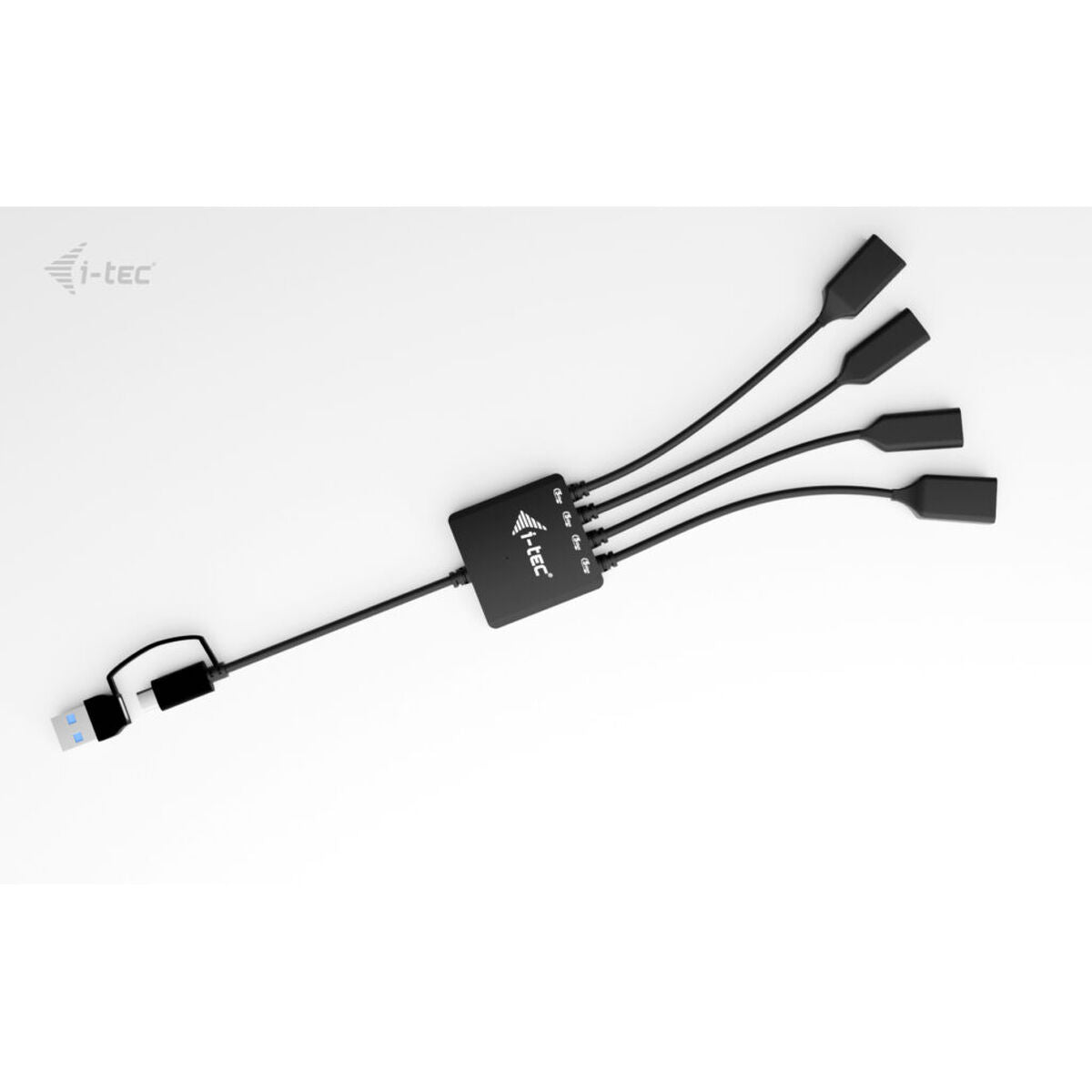 Hub USB i-Tec CACBLHUB2A2C Noir