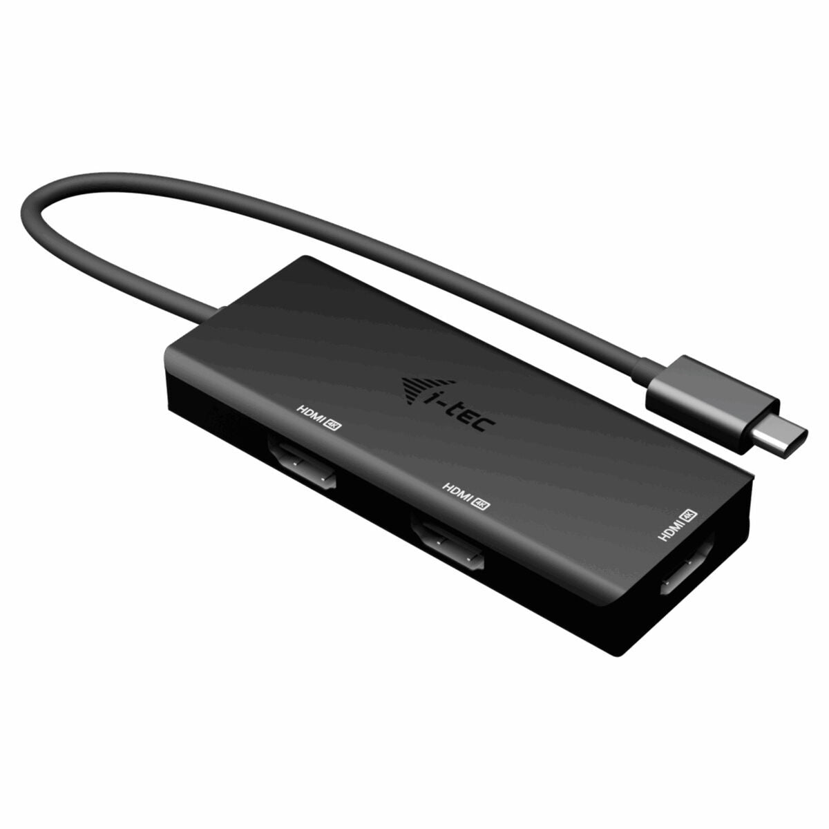 Hub USB i-Tec C31TRIPLE4KHDMIPD Noir