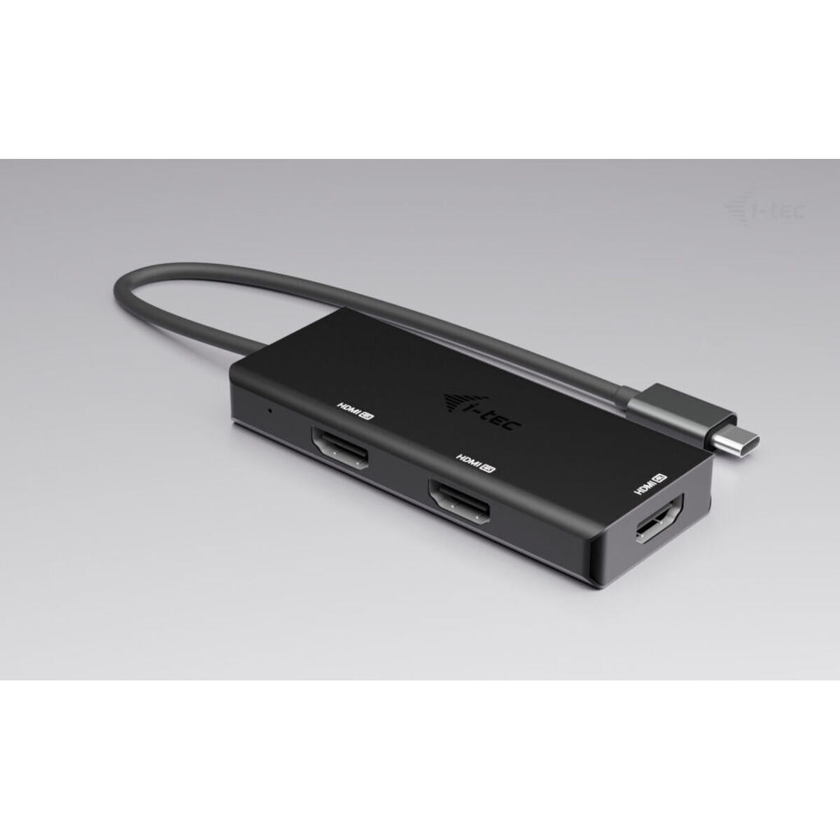 Hub USB i-Tec C31TRIPLE4KHDMIPD Noir