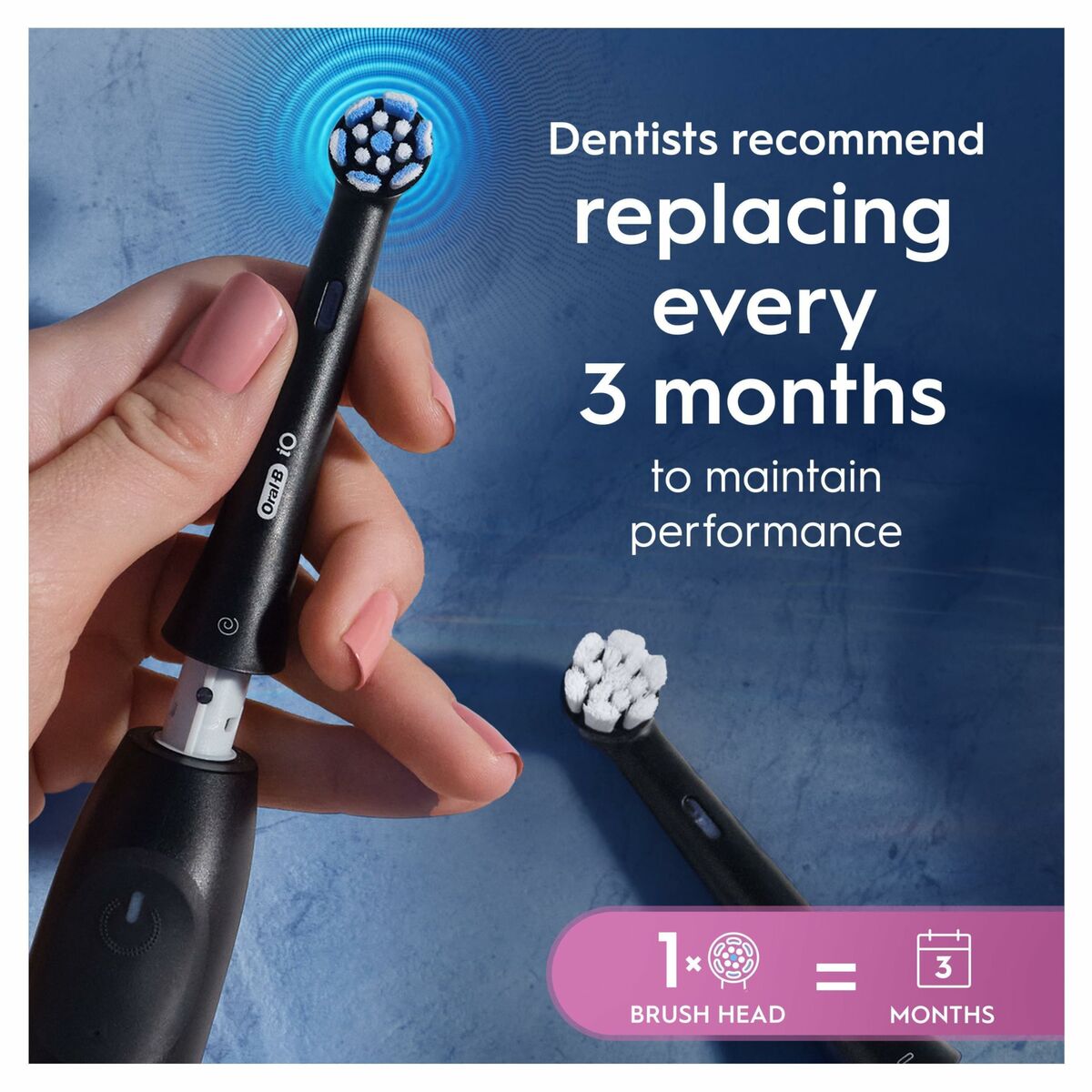 Tête de rechange Oral-B IO RBSBF-3  3UD Noir