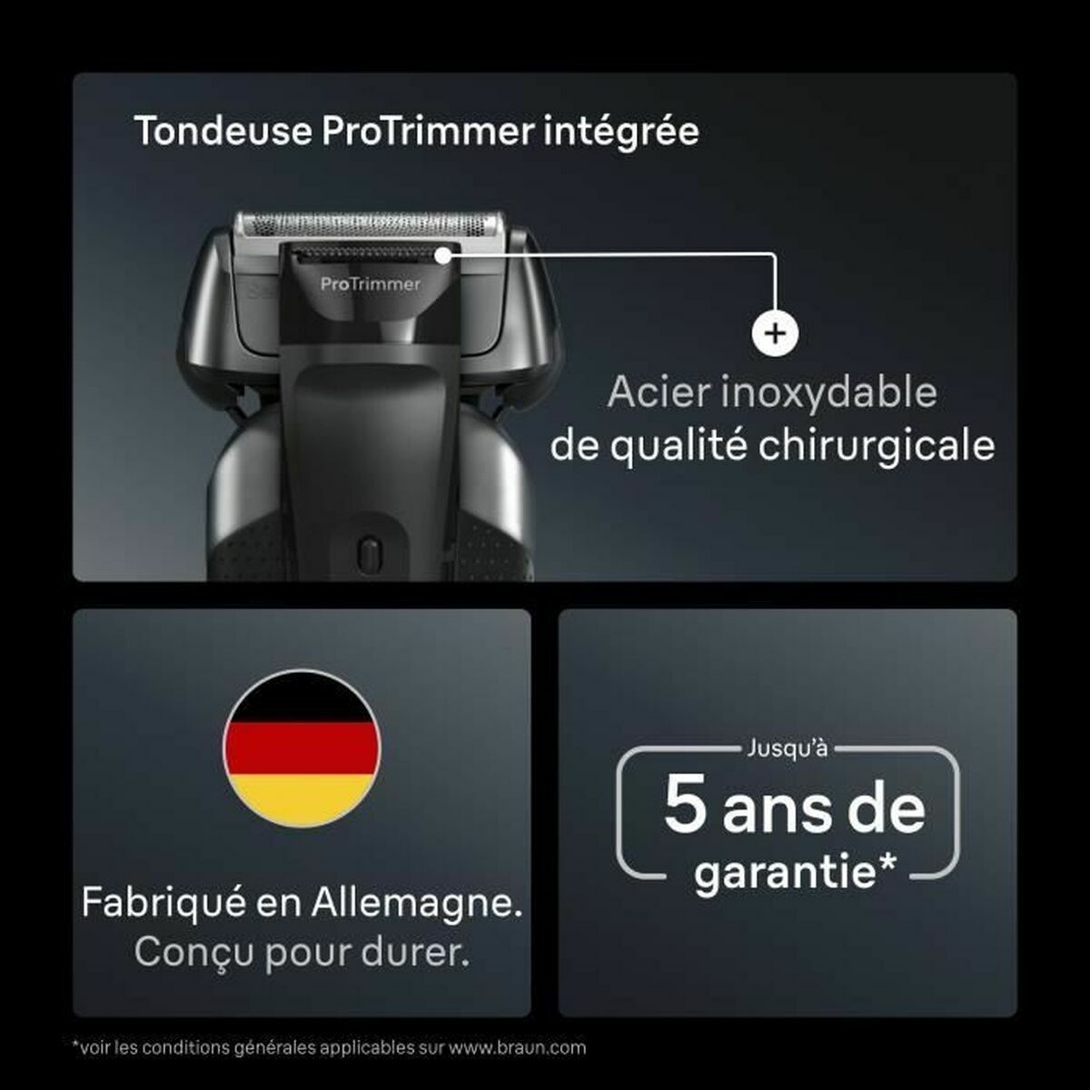 Rasoir electrique Braun Series 8 8617S